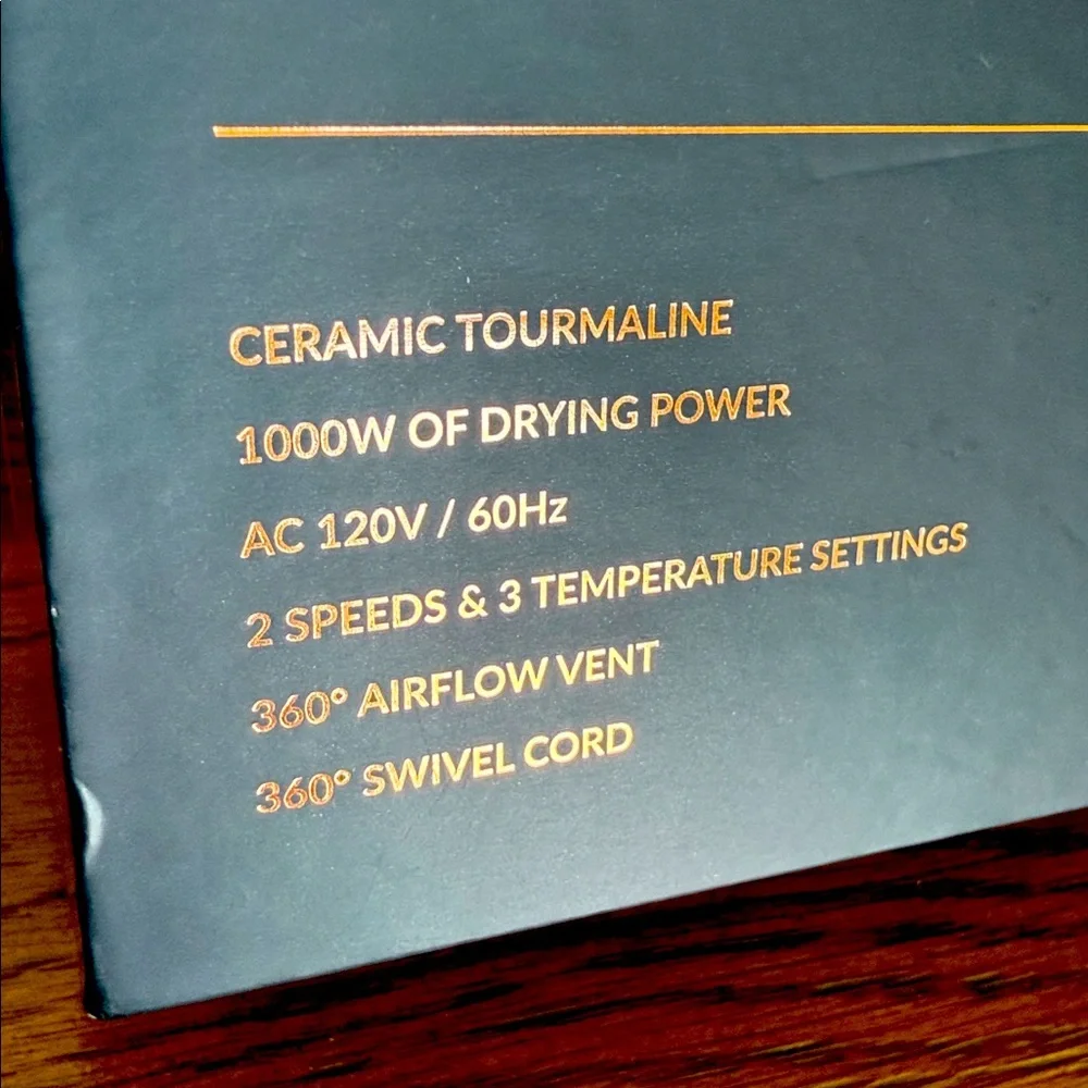 FoxyBae Blow Out Bae Rose Gold Hair Styling Set. Ceramic tourmaline.